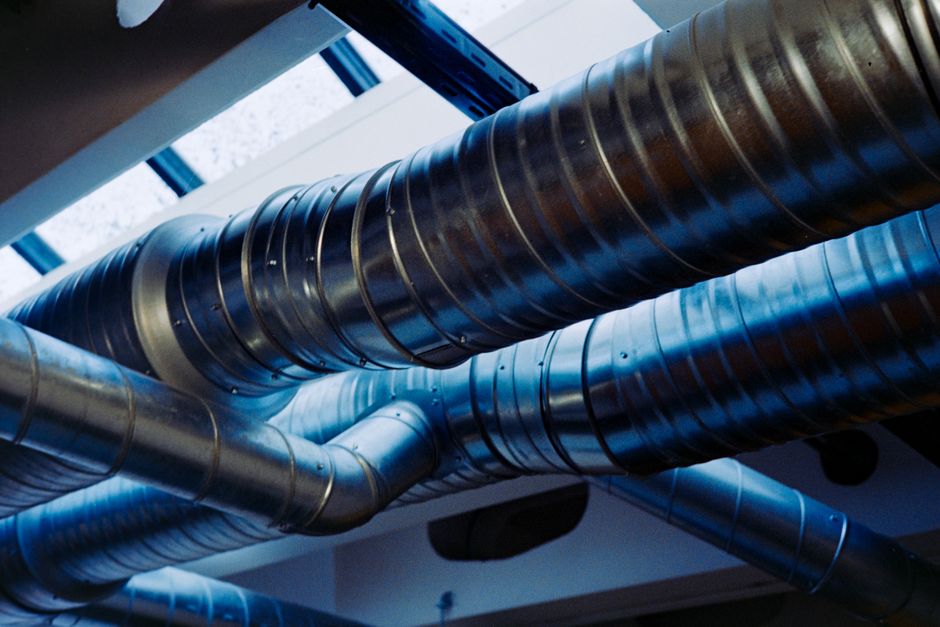 Conduits métalliques d'un réseau de ventilation mécanique